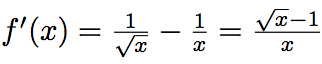 calcul d'une dérivée