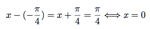 solution équation cosinus