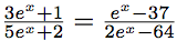 équation exponentielle