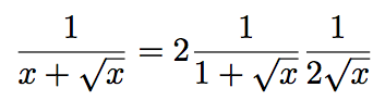 calculs de fonction