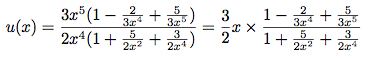 décomposition d'une fonction