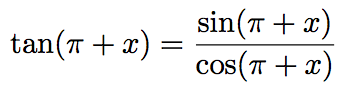 formule de tangente