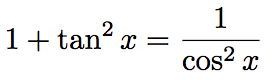 formule de la tangente