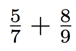 addition de fraction