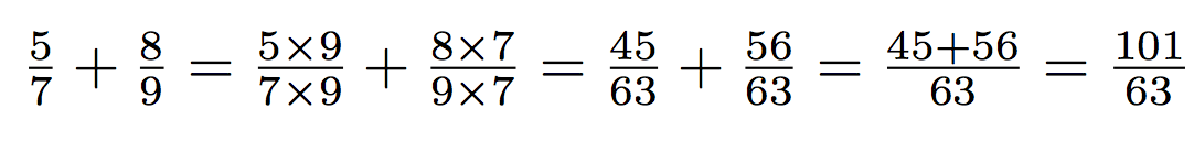 addition de fraction