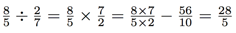 division de fraction