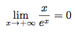 limite fonction exponentielle