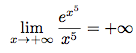 limite d'une fonction avec des exponentielles