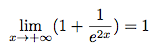 limite d'une fonction avec des exponentielles