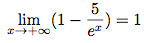 limite d'une fonction exponentielle