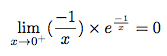 limite d'une fonction exponentielle