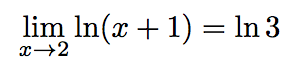 limite d'une fonction logarithme