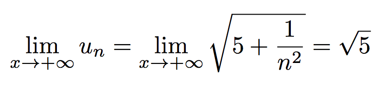 limite de suites numériques