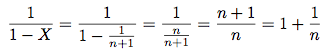 suite et exponentielle