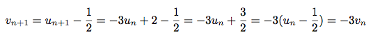 calculs suite géométrique