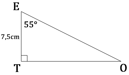 triangle rectangle et cosinus d'un angle